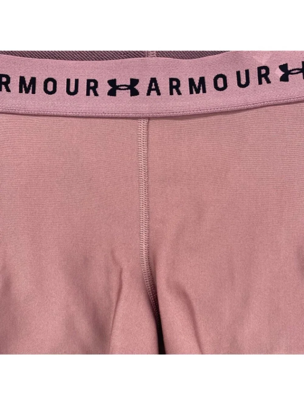 Under Armour Shorts Womens Medium Mauve Heatgear Slim Compression Knit Stretch